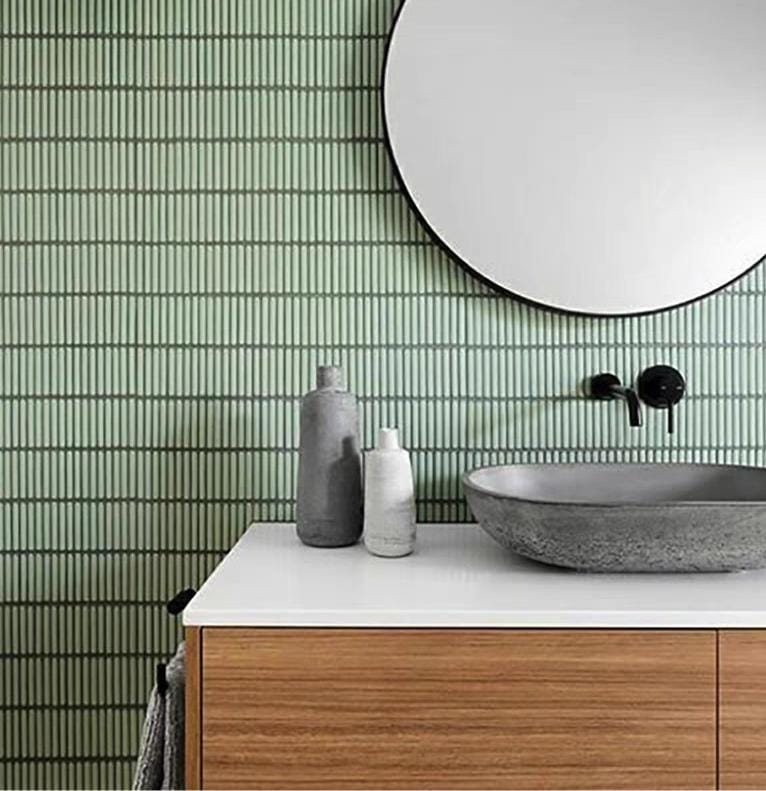 Мозаика ручной работы оливковый