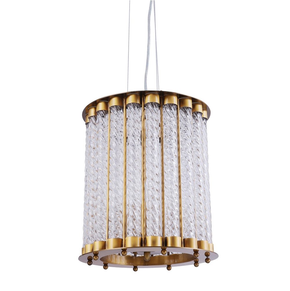 Люстра Glass Spirals Cylinder