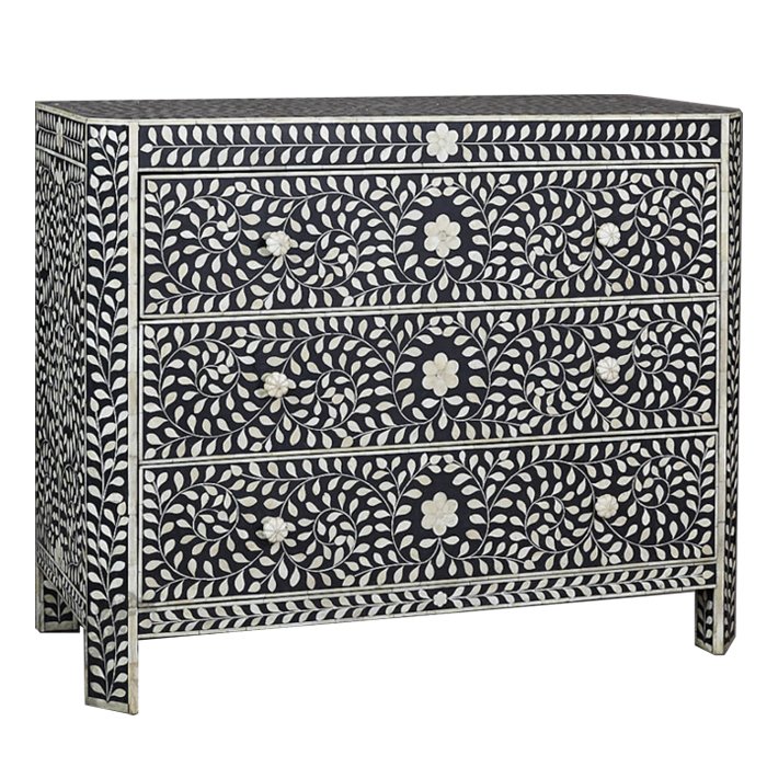Комод Inlaid Bone Flowers