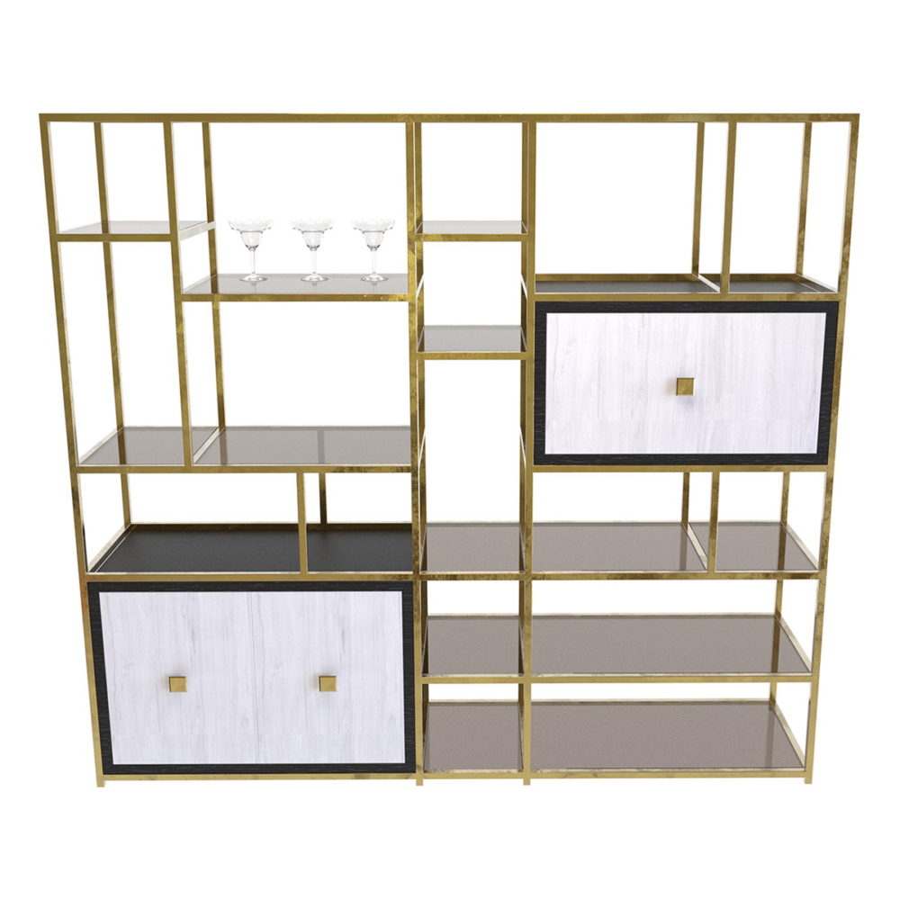 Стеллаж МОДЕСТ 2000х1820х450