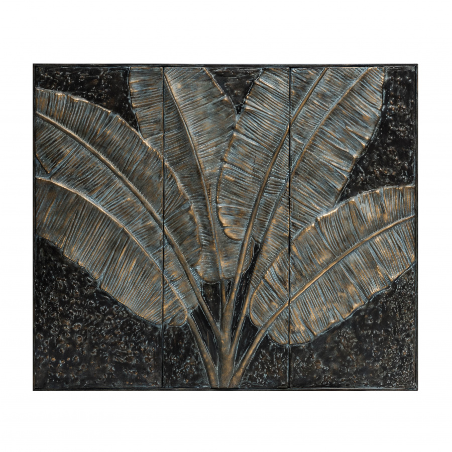 Панно настенное металлическое Banana