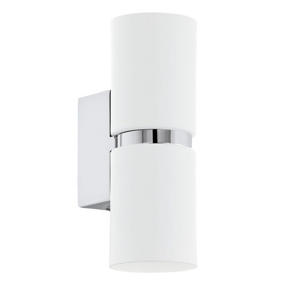 Бра Lestor double round chrome white