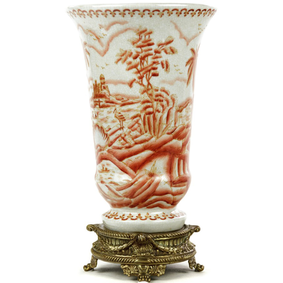 Фарфоровая ваза Seascape Chinoiserie