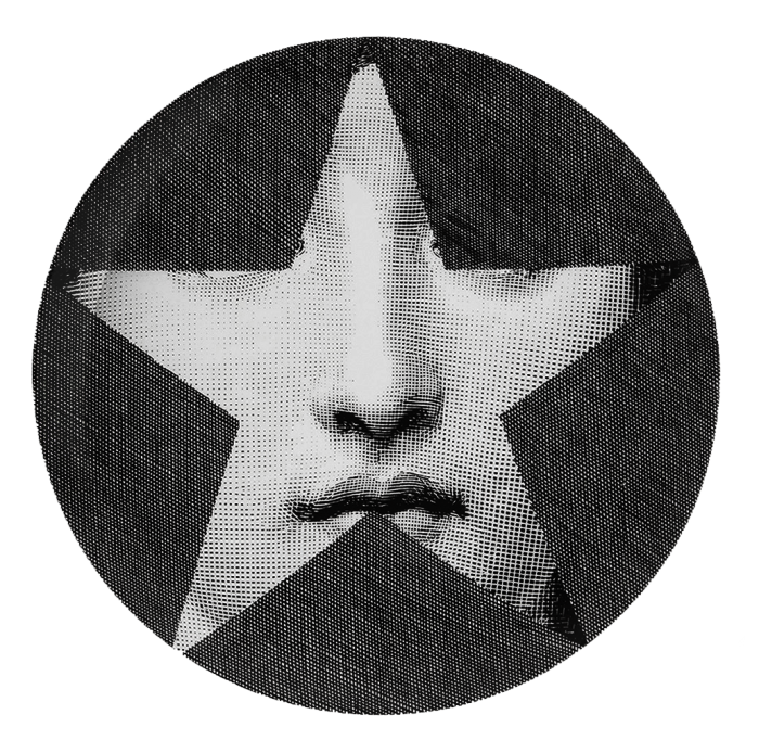 Декоративная тарелка Fornasetti 30.CR.BW.R01-277