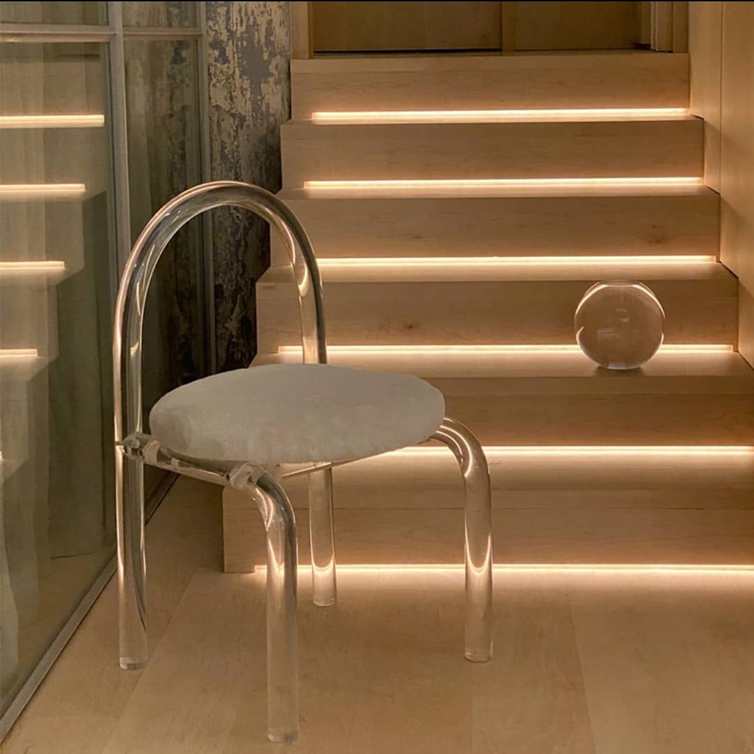 Стул Glass pipes