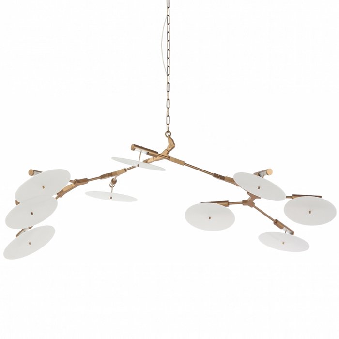 Люстра With Porcelain Disc 9 ламп