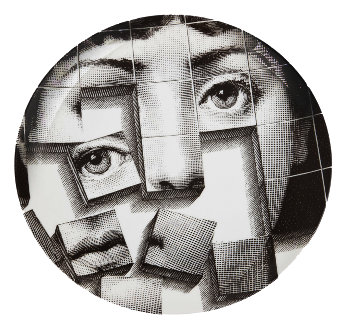 Декоративная тарелка Fornasetti 180 designed by Piero Fornasetti