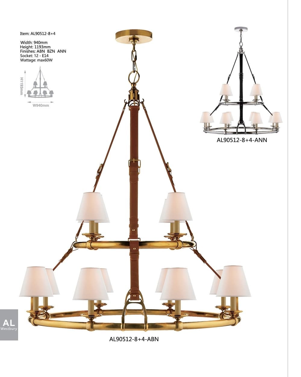 Люстра Visual Comfort RILEY GOLD 12L