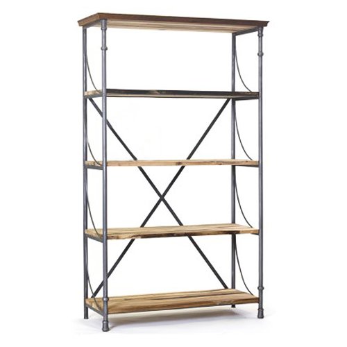 Стеллаж Industrial Metal Rust Mark Bookshelf