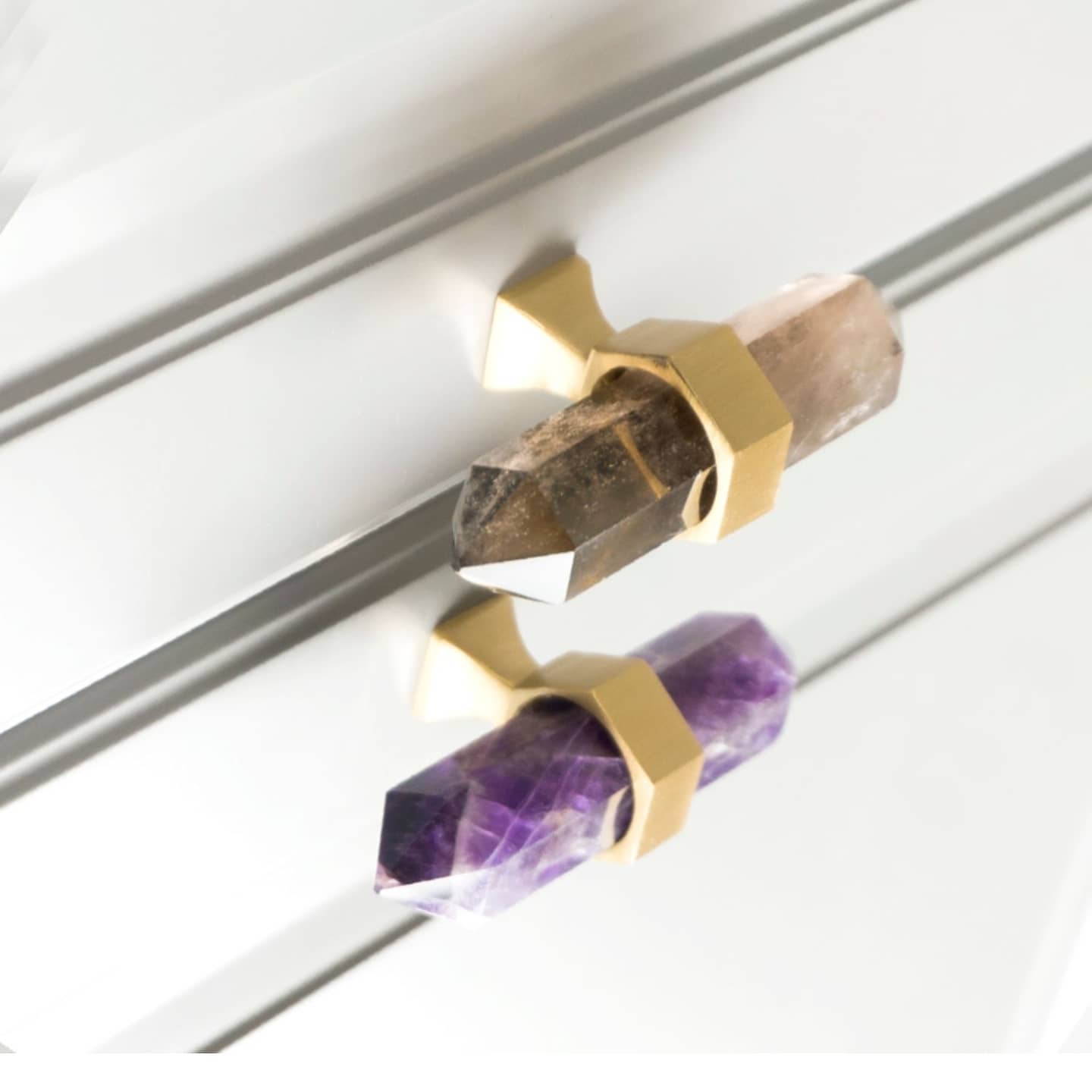 Мебельная ручка HOME DECO Crystal QS-HK0106-S