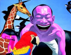 Картина Yue Minjun №8