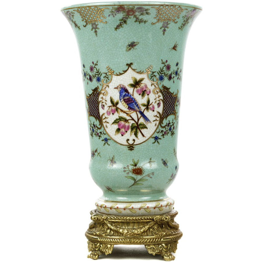 Фарфоровая ваза Pale Blue Bell