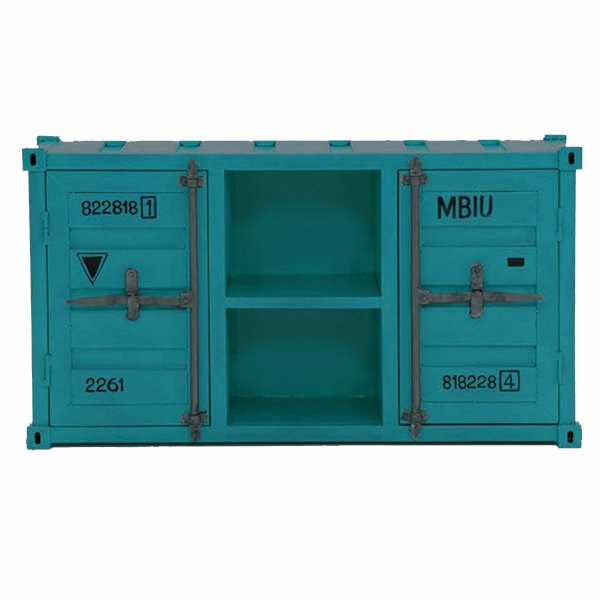 ТВ тумба Loft TV container turquoise