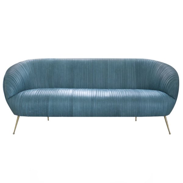 Софа Kelly Wearstler Souffle Settee Leather designed by Kelly Wearstler