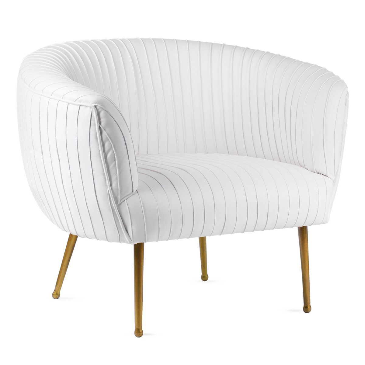 Кресло Kelly Wearstler SOUFFLE CHAIR - RUCHED Milk designed by Kelly Wearstler