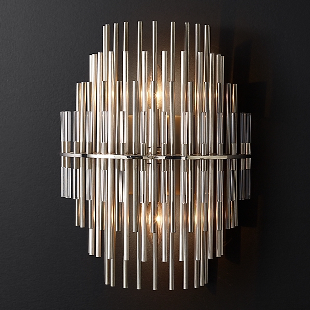 Бра Restoration Hardware Emile Sconce Chrome