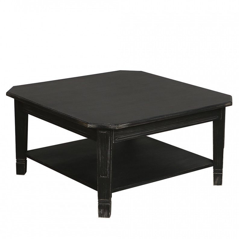 TABLE BASSE CARREE AVEC RANGEMENTS BRUGES A395