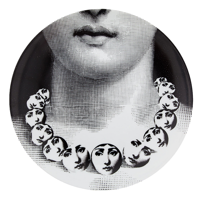 Декоративная тарелка Fornasetti 107 designed by Piero Fornasetti