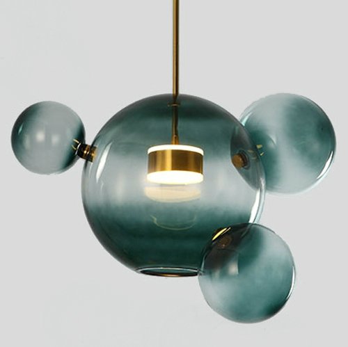 Подвесной светильник Suspension LED design BUBBLE LAMP AMBRE