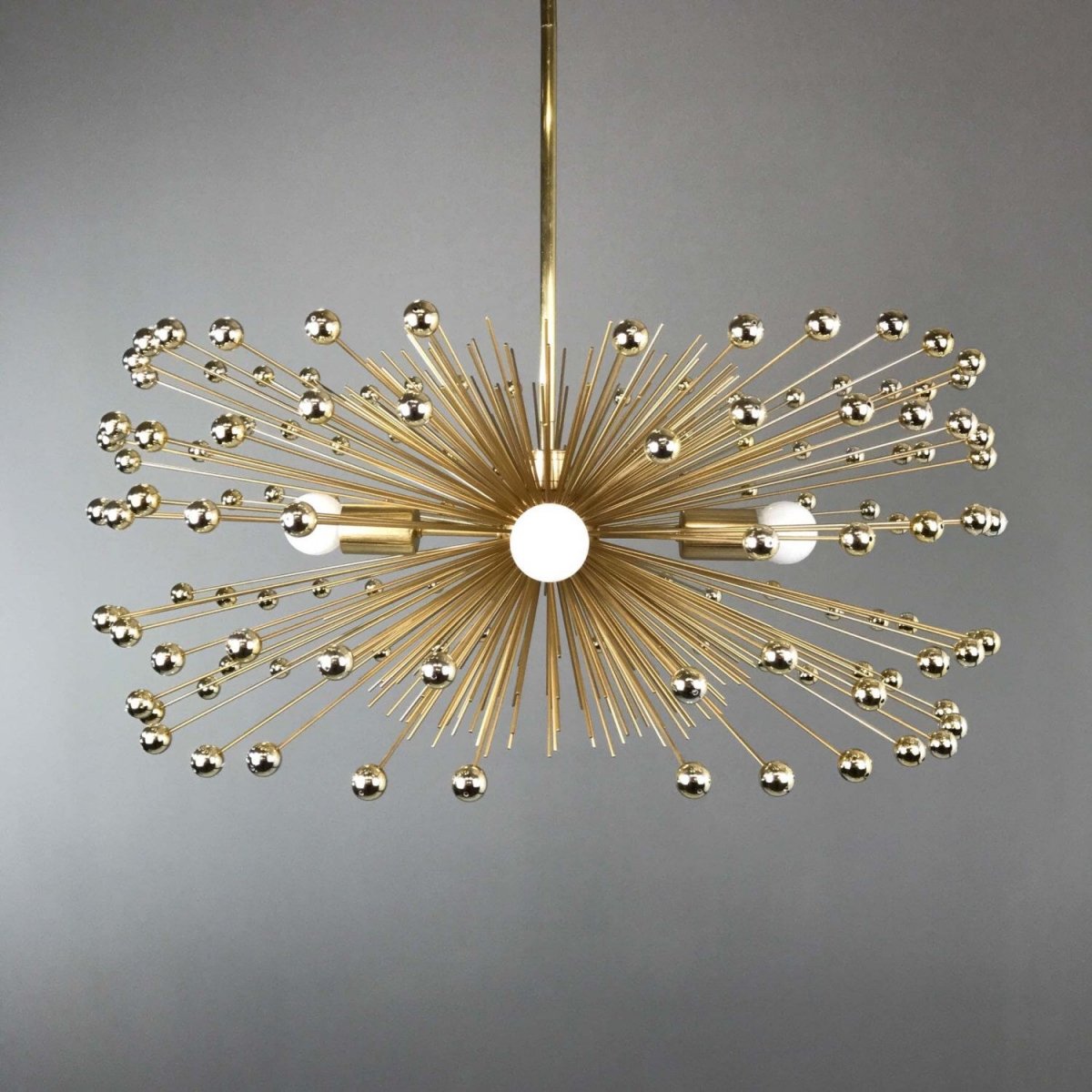 Люстра Gold Beaded Urchin Chandelier Lighting