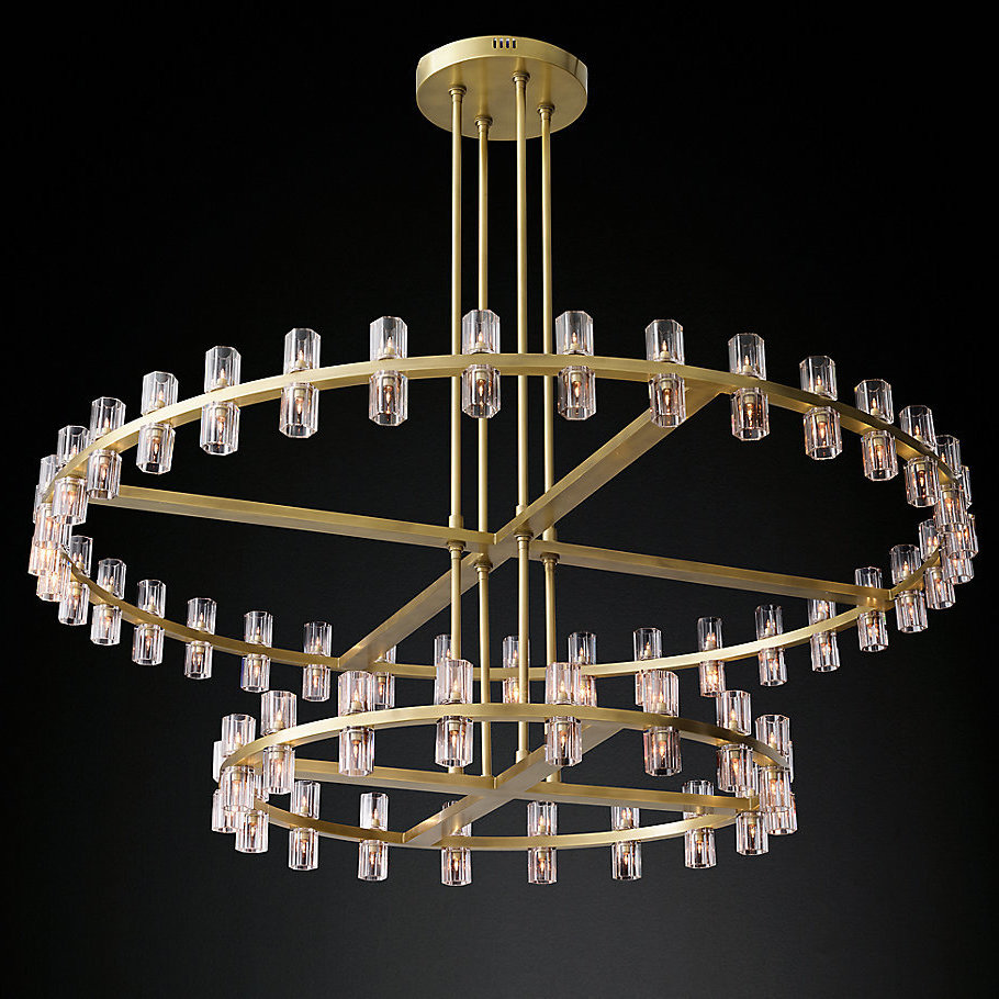 Люстра Restoration Hardware Arcachon Round 2-Tier Chandelier
