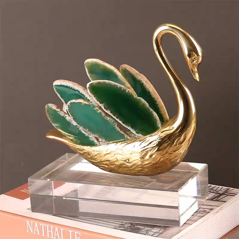 Статуэтка Лебедь Green Swan