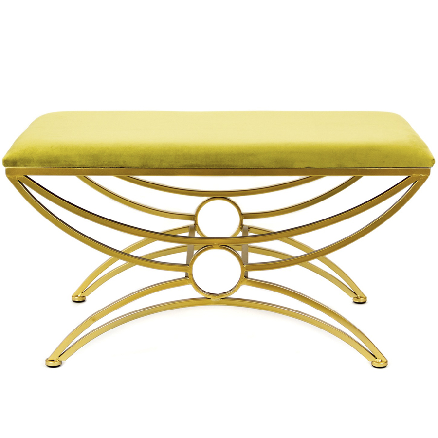 Пуф Art Deco Shapes Yellow