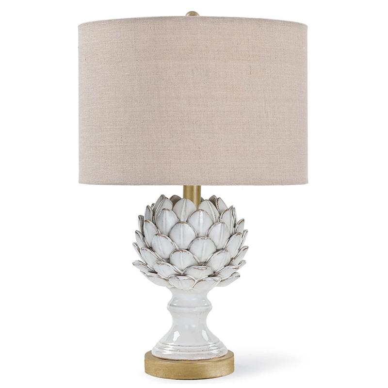 Настольная лампа Белый Артишок