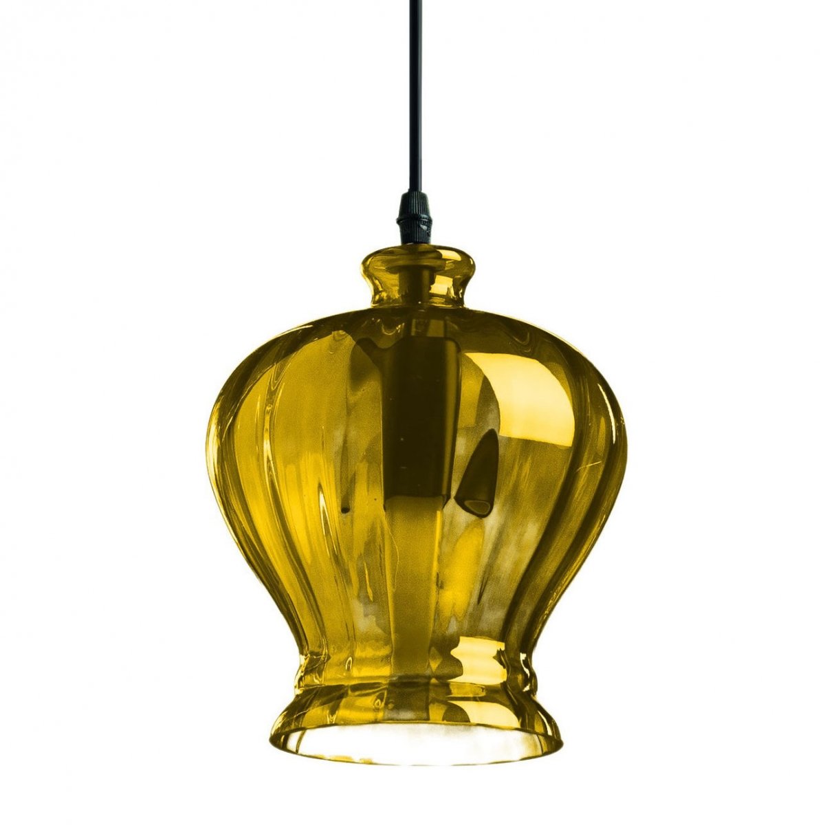 Подвесной светильник Geometry Glass Amber Bell Pendant
