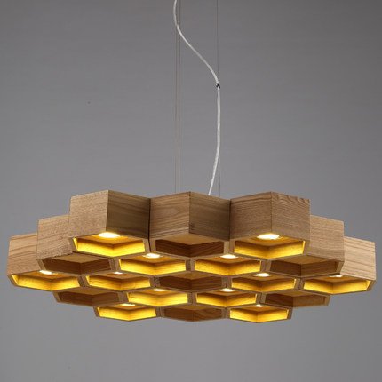Люстра Honeycomb 12 Loft Wooden Ecolight