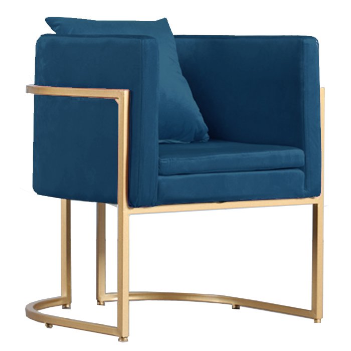 Полукресло Wexler Barrelback Navy blue