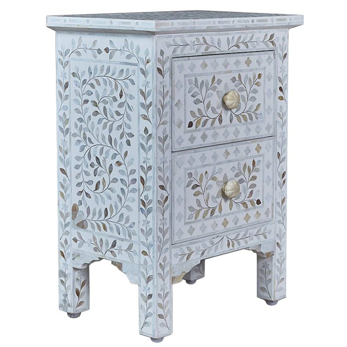Комод Inlaid Bone Soft Blue c 2 ящиками