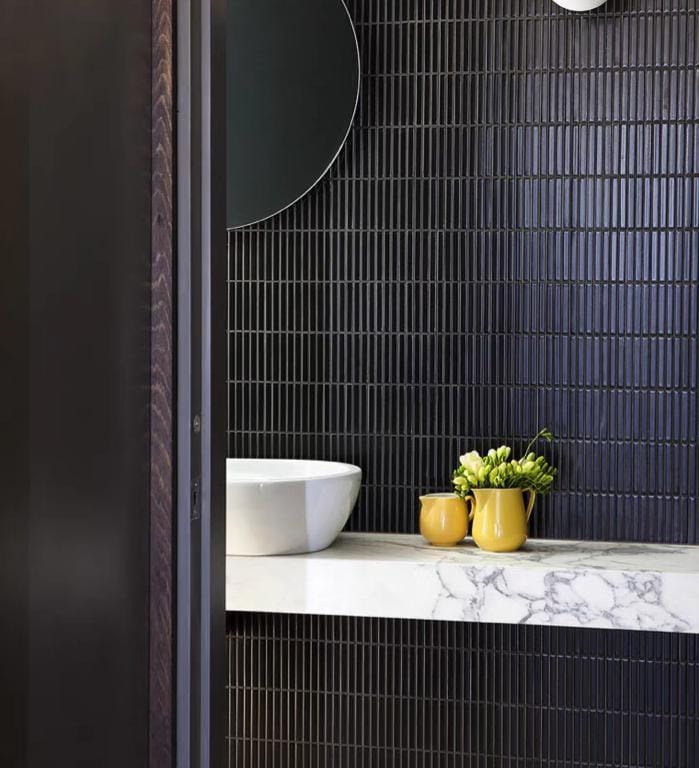 Мозаика ручной работы графит