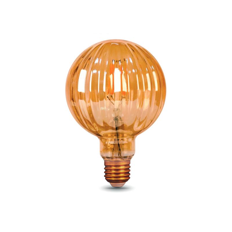 Лампочка Amber 2 LED E27 5W тёплый белый свет