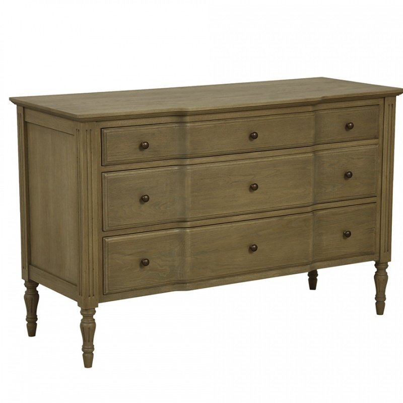 COMMODE 3 TIROIRS EN CHENE MASSIF DOMAINE A034