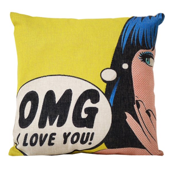 Декоративная подушка &quot;i love you&quot;