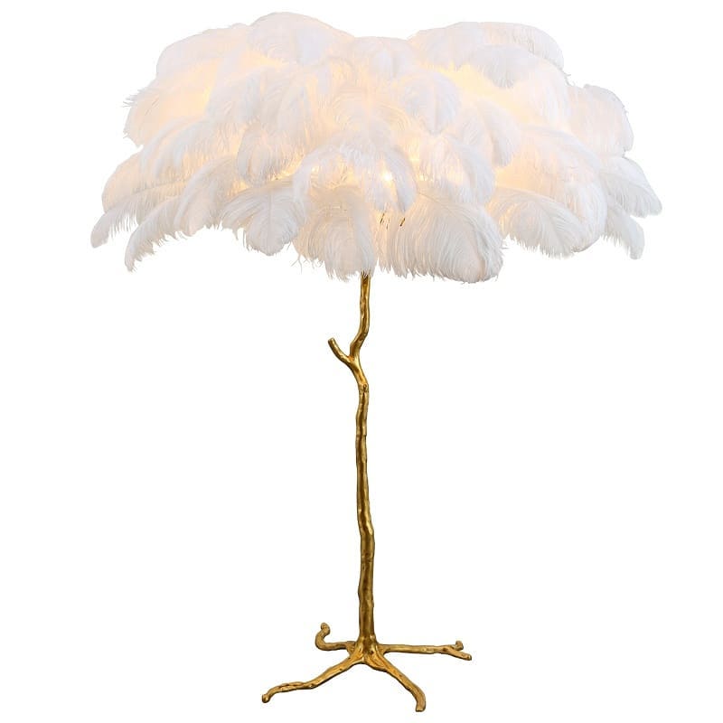 Торшер FEATHER WHITE