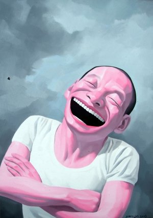 Картина Yue Minjun №19