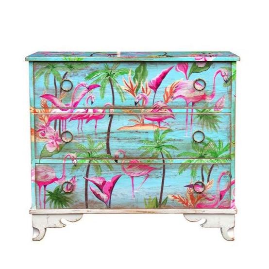 Комод Ref 786 XIXth CENTURY AMISH FLAMINGO
