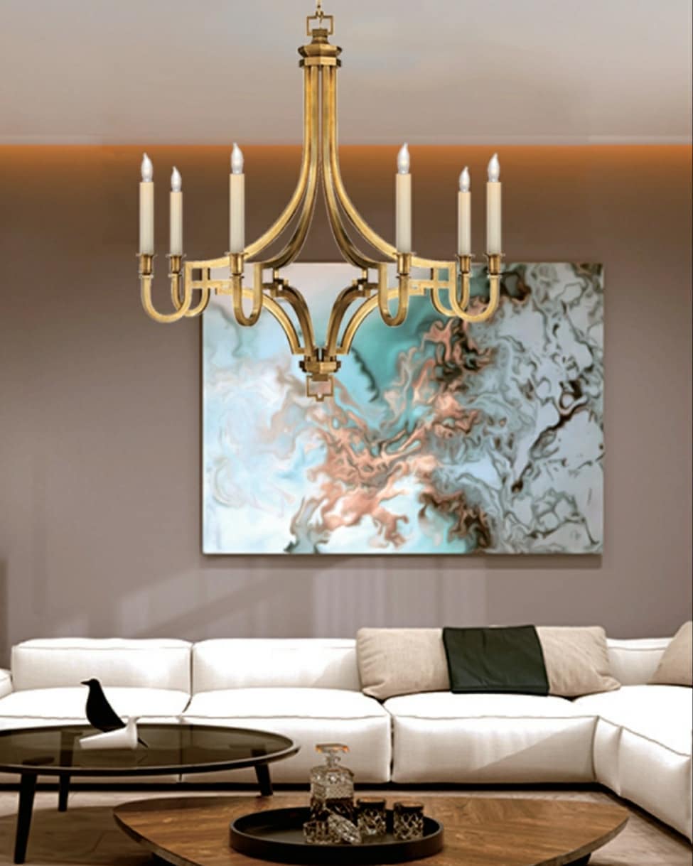 Люстра Visual Comfort MYKONOS GOLD 6L