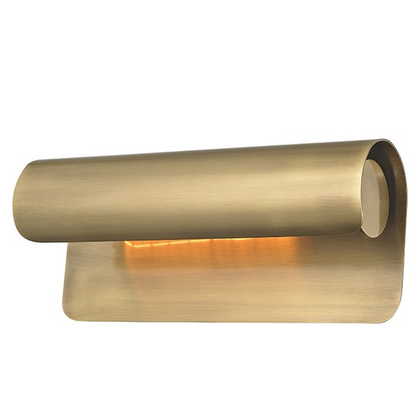 Бра Hudson Valley 1513-AGB Accord 1 Light Wall Sconce In Aged Brass