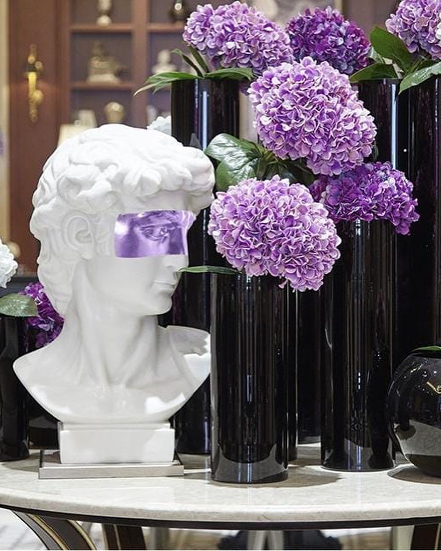 Статуэтка Давид David's Head Purple