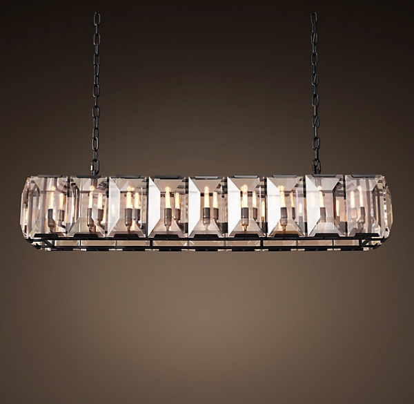 Люстра RH Harlow Crystal Square Chandelier 18
