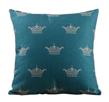 Подушка crown and blue