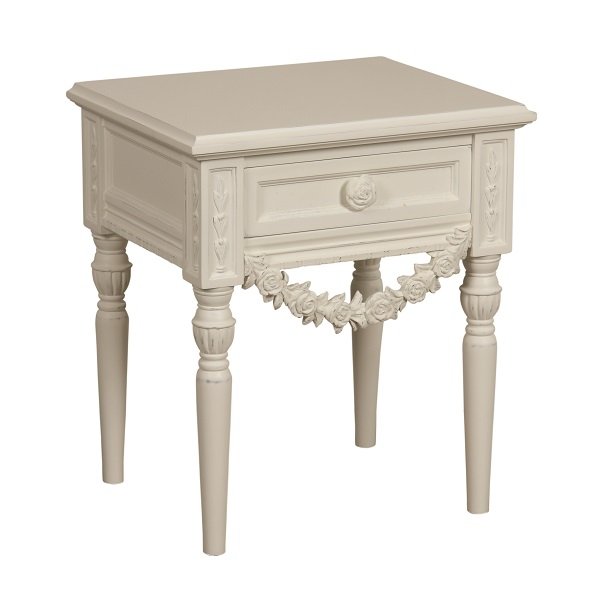 Приставной столик с ящиком Guirlande de Roses