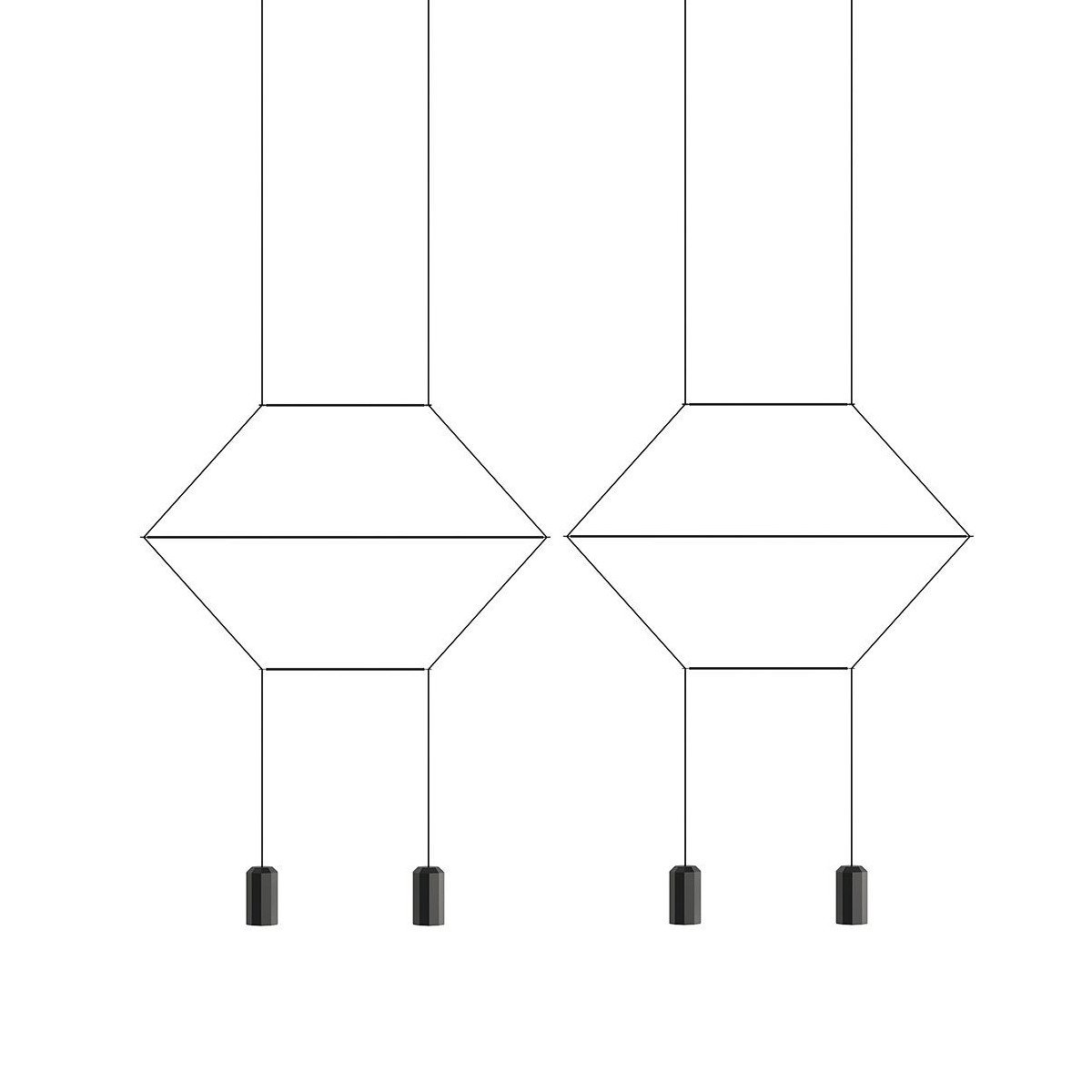 Подвесной светильник Vibia Wireflow Lineal Pendant Light 4