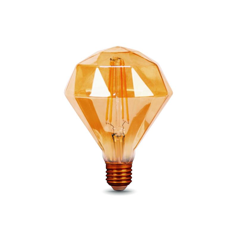 Лампочка Amber LED E27 5W тёплый белый свет