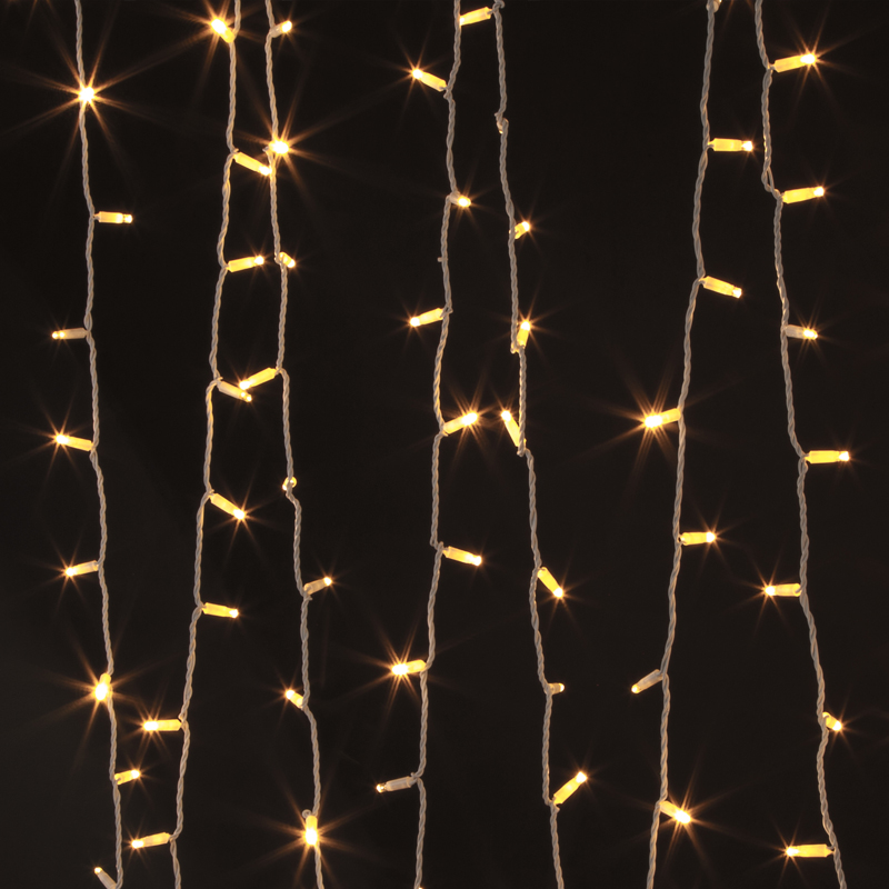 Гирлянда для улицы с Теплым светом