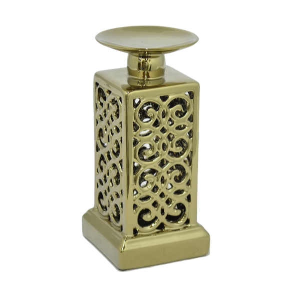 Подсвечник Gold Branching Pattern Middle