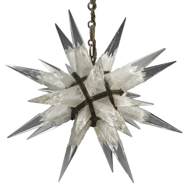C. J. Weinstein Rock Сrystal Star Chandelier  		  in 1931